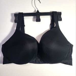 Cacique black wide strap underwire bra  44DDD  #2443